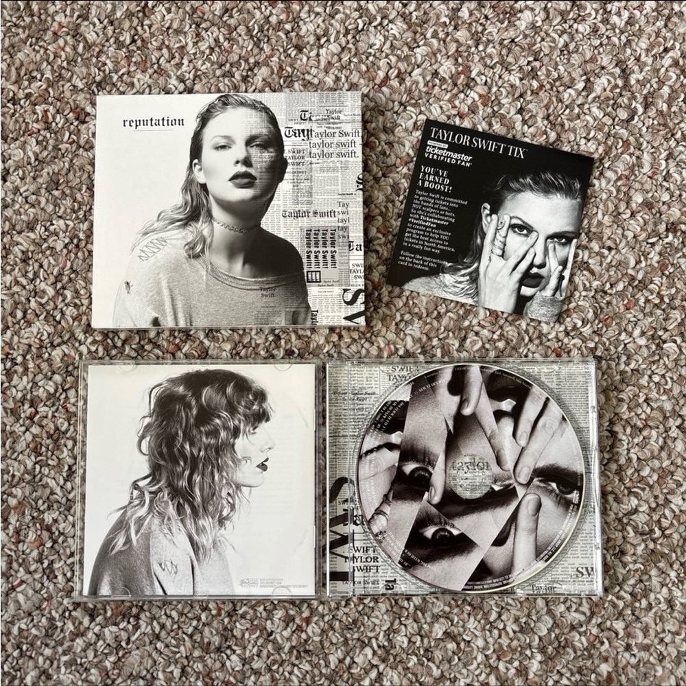 Reputation OG / Stolen Version CD with original sleeve and Music Boost slip